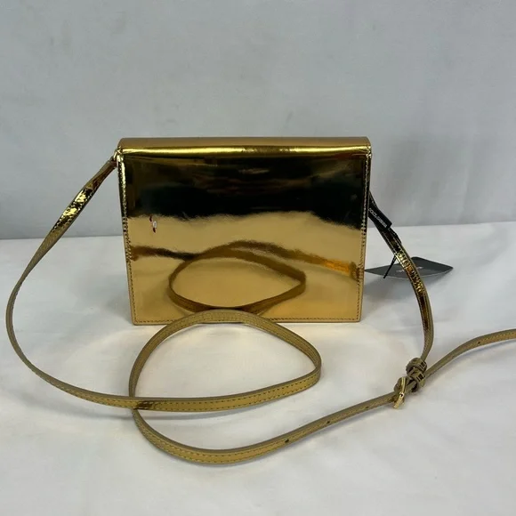 Dolce & Gabbana Gold DG Logo Crossbody Bag - Picture 4 of 12